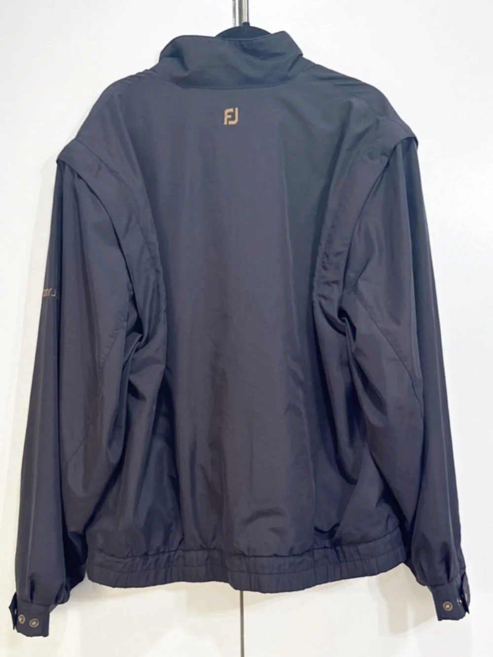FootJoy Dryjoy Men’s Golf Jacket Size Large Black - Picture 3 of 3